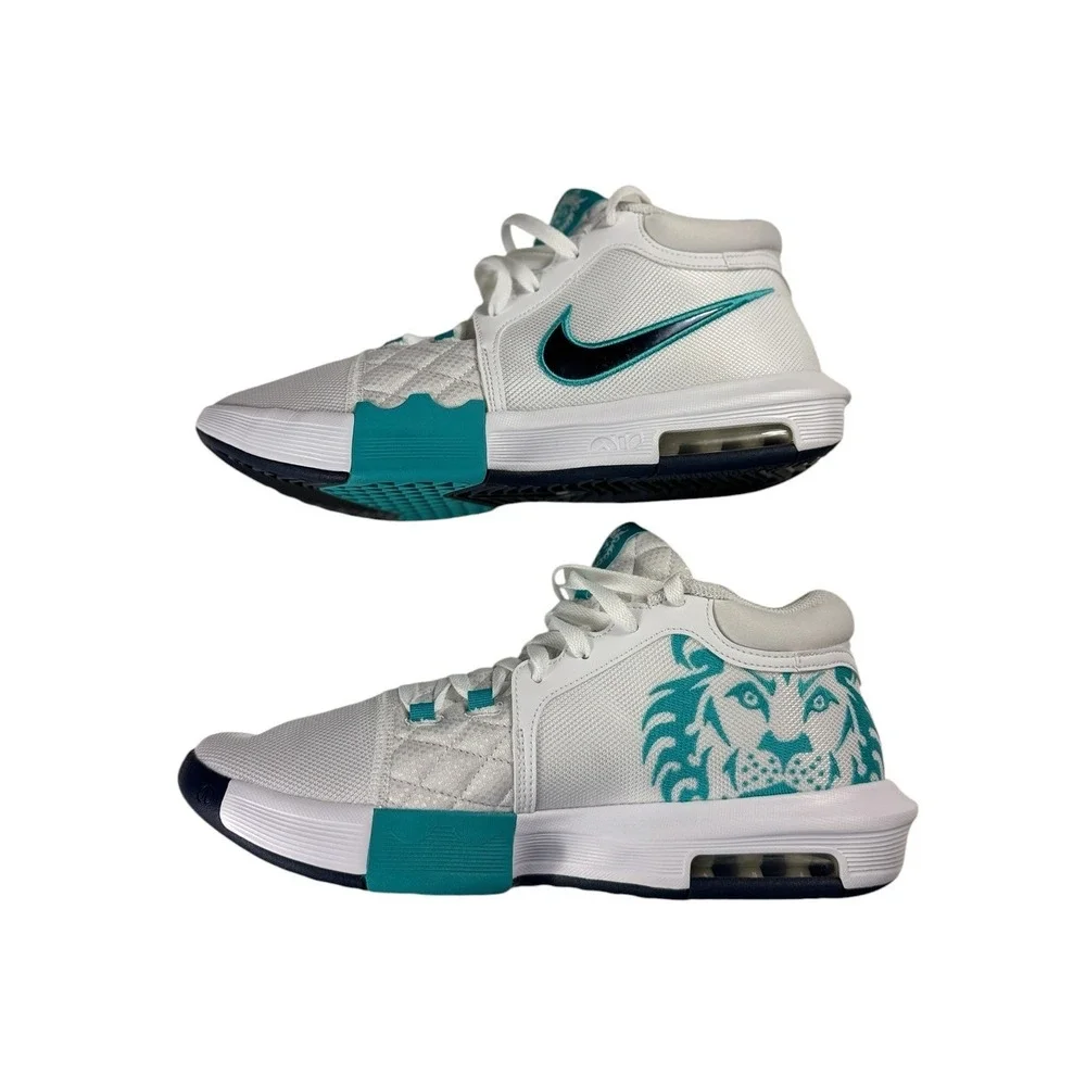 Nike LeBron Witness VIII 8 White Obsidian Dusty Cactus HQ2139-101 Mens 11 NIB